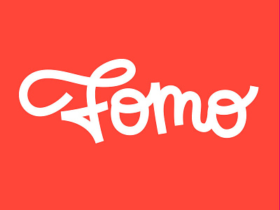 Fomo custom type fomo script type typography