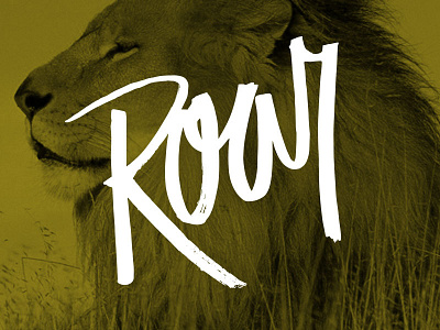 Roar Chocolate Logo branding custom type custom typography logo script typography