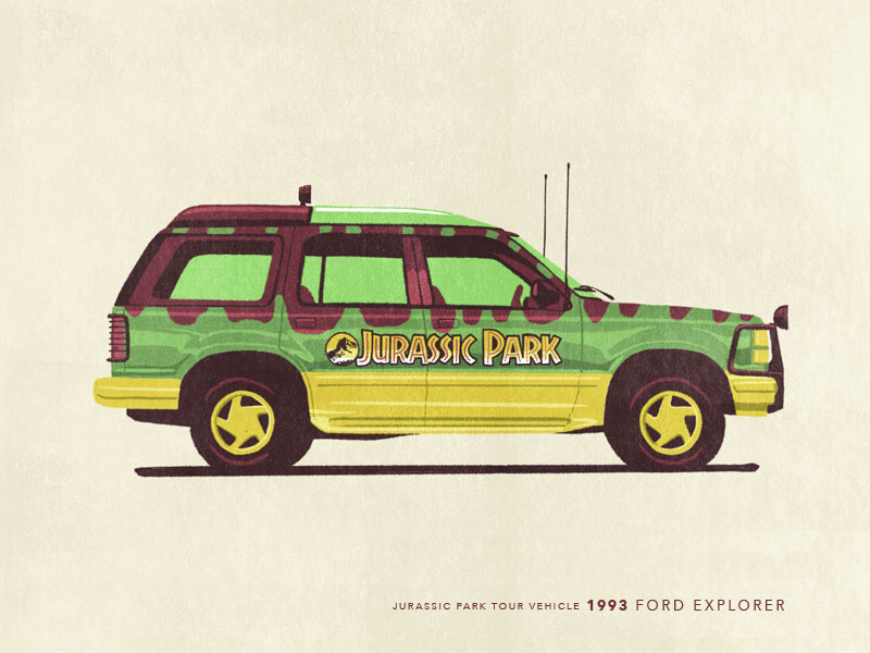 Car Series Jurassic Park Tour Vehicle By Bradley Knickerbocker On Dribbble 7760