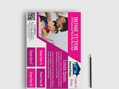 Creative A4 Flayer Desing get free flyer design template