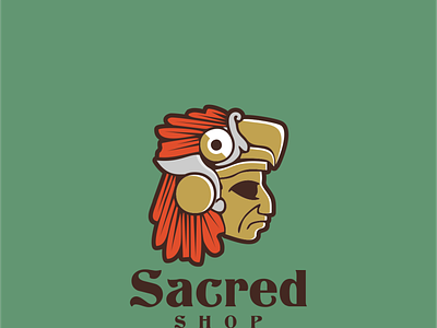 Sacred Shop Logo design