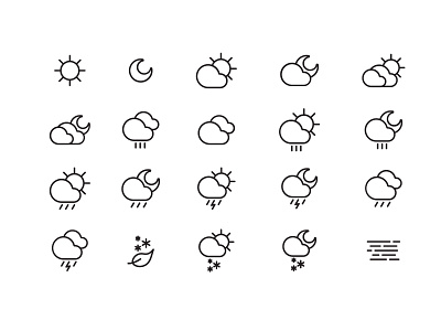 clima clima design icons weather