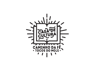 Carimbo Casa de cultura design logo