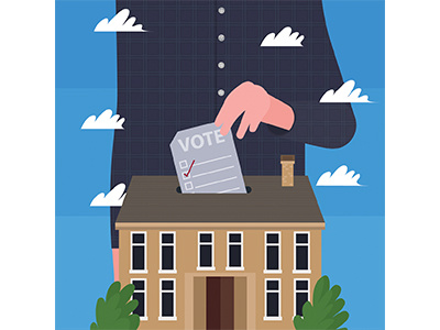 What does 2015 hold for the London property market? fabric illustration london magazine property