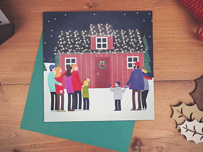 Christmas, the Swedish Way for Volvo. animation car christmas family festive illustration swedish volvo