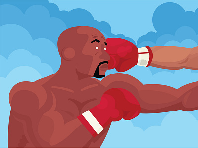 Mayweather box boxing fight illustration james boast mayweather sport