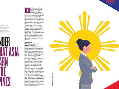 HQ - The Gender Gap asia editorial gap gender illustration learn phillipines