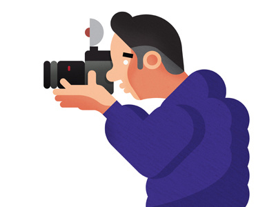 Photographer illustration man photo photographer snap vector