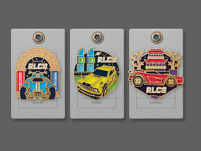 Rocket League Enamel Pins