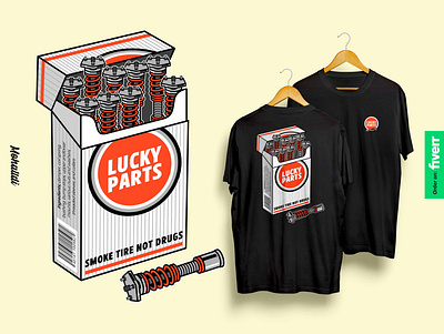 Lucky Parts Air Suspensions car tshirt