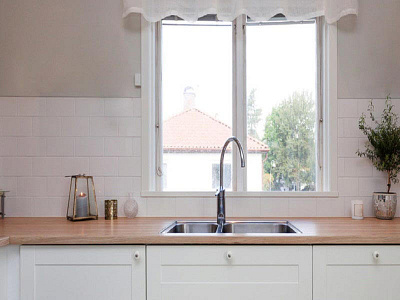 How to Vent a Kitchen Sink under a Window? kitchen sink vent