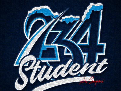 Community Logo | 234 Student design illustration logo typography