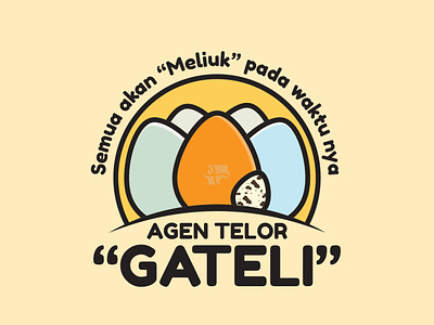 GATELI design eggs logo
