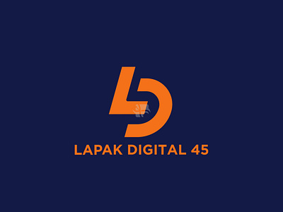 LAPAK DIGITAL LOGO DESIGN design letter logo negative space