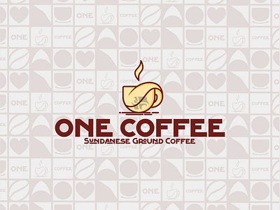 ONE COFFEE LOGO DESIGN coffee design logo