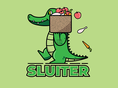 DICK SLUITER LOGO DESIGN crocodile design logo mascot