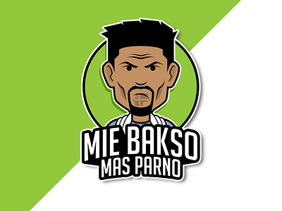 PARNO LOGO DESIGN bakso design logo mascot