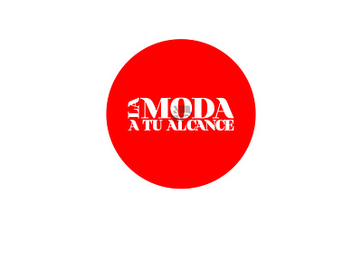La Moda A Tu Alcance Logo Design fashion graphic design logo logodesign monogram text