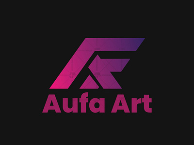 AF LOGO DESIGN | AUFA ART af design initial letter logo monogram