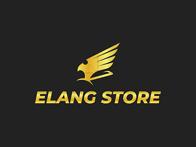 EAGLE LOGO | ELANG STORE animal eagle logo monogram wild