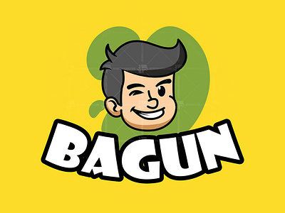 Drink Logo | Bagun drink illustration logo man mascot