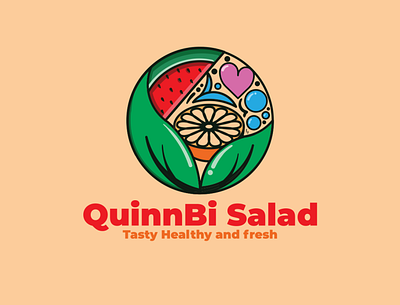 Salad Logo Design branding fruit graphic design logo salad