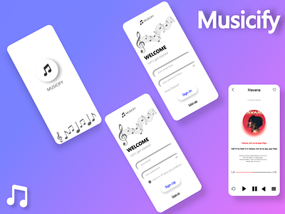 Musicify App Design