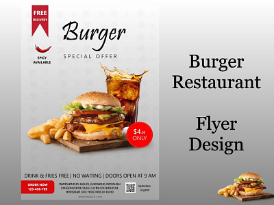 Burger Flyer Design