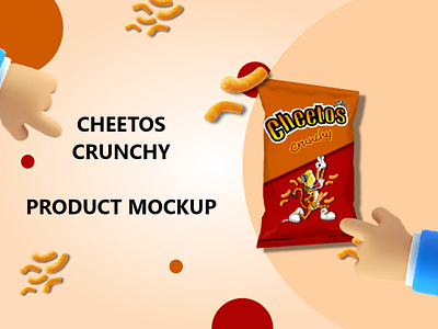 Cheetos Crunchy Product Mockup adobexd adobexdtutorial design designer poster design ui ux web web design youtube