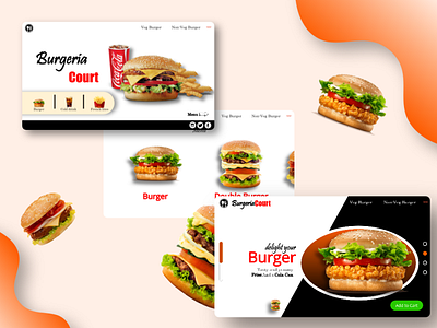 Burger Auto Animate Website Design adobexd adobexdtutorial design designer designer portfolio poster design ui ux web design youtube