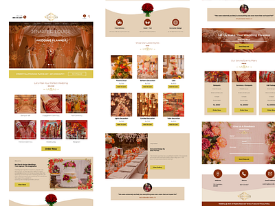 Wedding Planner Web Design