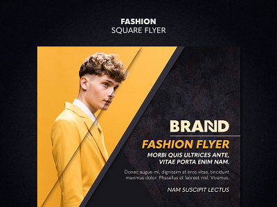 Brand Fashion Flyer barand branding design fasion graphic illustration instagram post photoshop