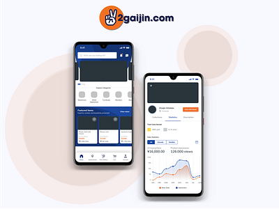 Introducing Our New 2Gaijin.com Project and KitaLabs Co., Ltd. 2gaijin app design ecommerce illustration marketplace marketplace app progressive web app prototype ui ux web app