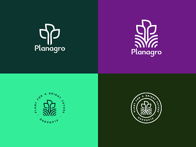 Planagro Agricultural Brand Identity agricultural logo agro logo brand identity branding branding logo custom logo design eco farm eco grow farm logo farming logo flat graphic design logo logo design logo maker minimalist logo nature organic logo vegan