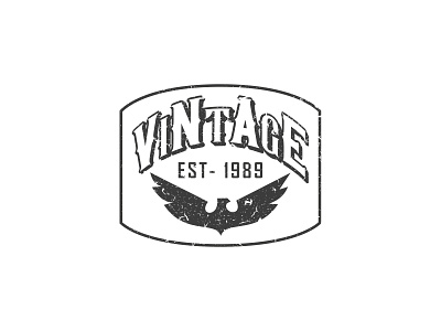 Retro, Vintage, Emblem Badge logo