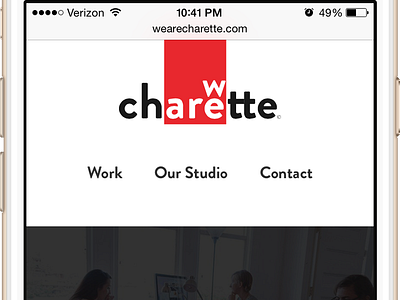 We are Charette Mobile View