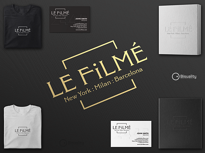 Le Filmé - Cinema and Photography Studio le filmé cinema photography le filmé cinema photography le filmé studio le filmé studio lefilme logo design