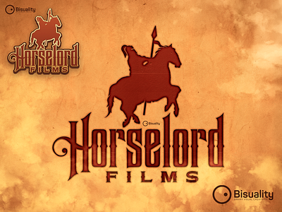 Horselord Films documentary fantasy film company filmmaker horselord horselord films horselord media logo design logo designer medieval