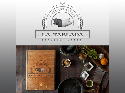 La Tablada - Finca los Nonnos branding butchery design logo meat