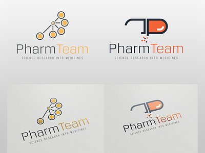 Pharmteam Logos design logo pharm pharmteam sketch team