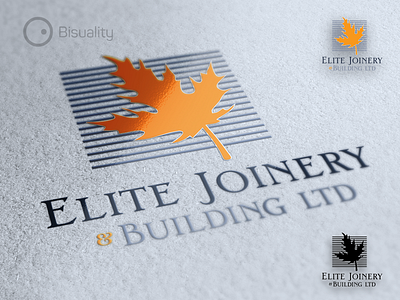 Elite Joinery Logo brand building construction elite joinery logo logotype