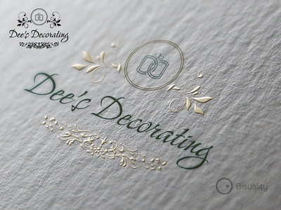 Dee Decorating Logo decorating dee design events logo logotype wedding