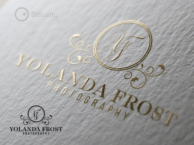 Yolanda Frost Logo design emblem frost logo logotype photo photographer photography watermark yolanda