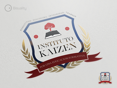 Instituto Kaizen Logo college educación education elegant escuela instituto japan japón kaizen méxico school university