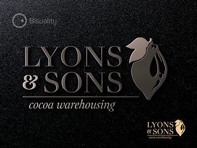 Lyons And Sons Logotype cocoa logo logotype lyons lyonssons sons warehousing
