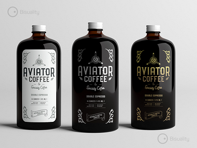 Aviator Coffee Logo aviation aviator cafe cafeteria coffee logo logotype roaster specialty