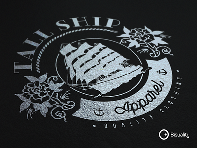 Tall Ship Apparel Logo apparel brand business clothes clothing logo nautical ship tall tallship
