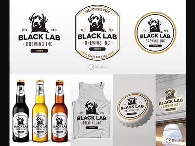 Black Lab Brewing Inc Logo beer black blacklab brewery brewing business canada dog inc lab logo toronto
