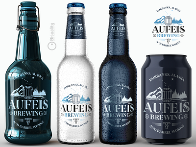 Aufeis Brewing and Barrel Works Fairbanks, Alaska Logo