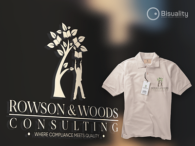 Rowson Woods Consulting Logo consulting dyslexia logo logodesign ortongillinghamdyslexia rowson rowsonwoods rowsonwoodsconsulting school teaching